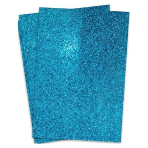 PAPEL GLITTER AZUL 180G