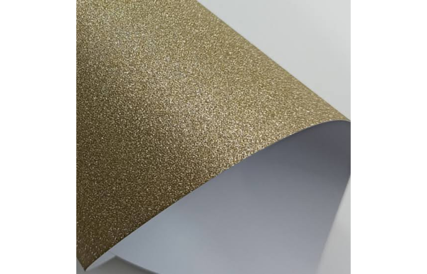 PAPEL GLITTER OURO 180G