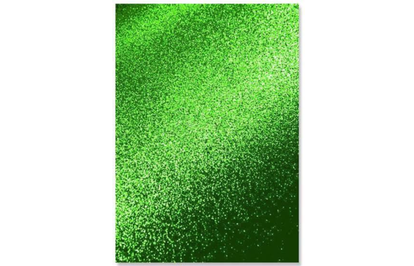 PAPEL GLITTER VERDE 180G