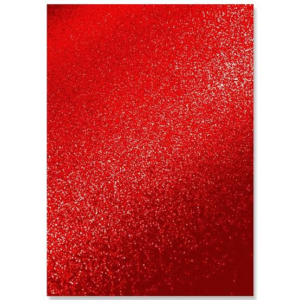 PAPEL GLITTER VERMELHO 180G