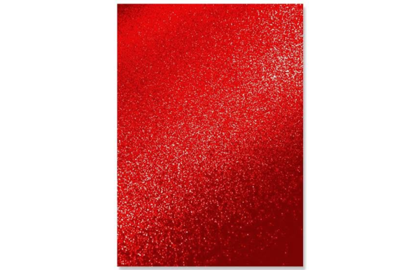 PAPEL GLITTER VERMELHO 180G