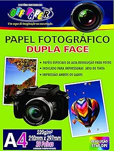 PAPEL FOTOGRAFICO DUPLA FACE 220G